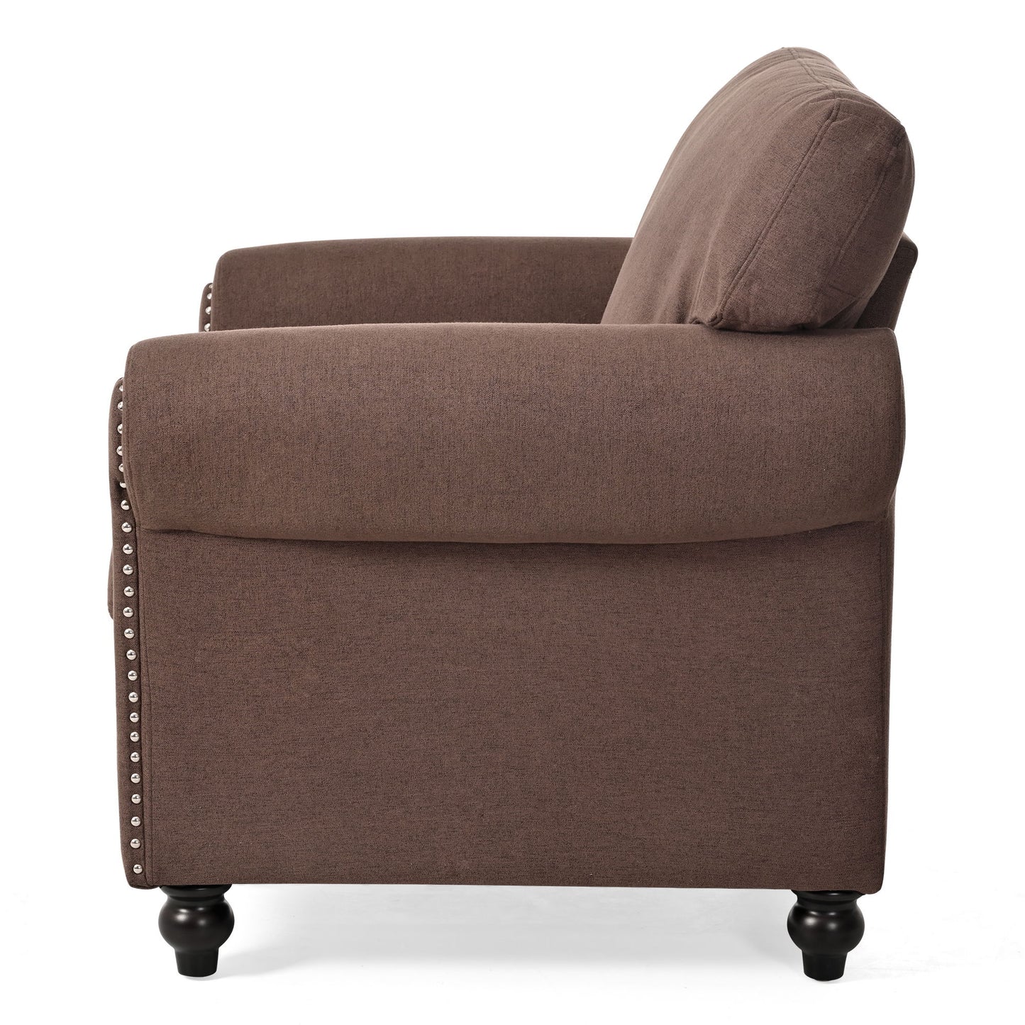 37.4" 1 Seater Sofa - Brown
