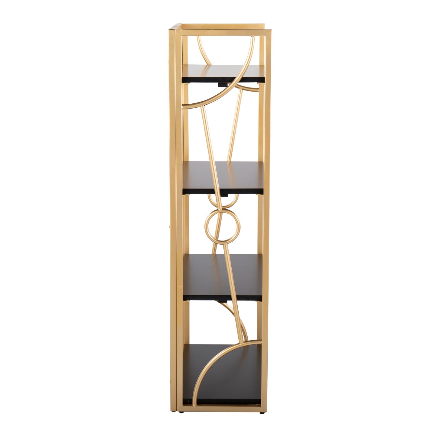 Constellation - Contemporary Bookcase - Gold / Black