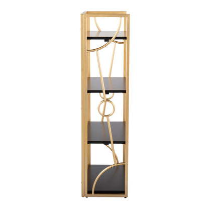 Constellation - Contemporary Bookcase - Gold / Black