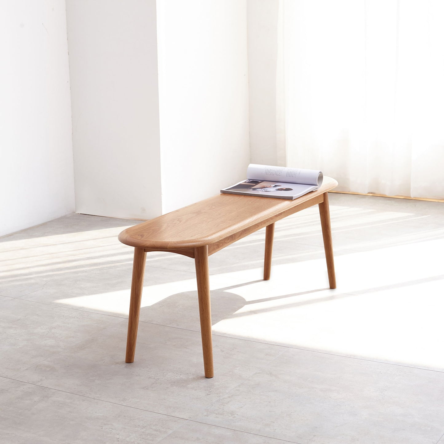 Dining / Table Bench For Living Room - Natural Oak