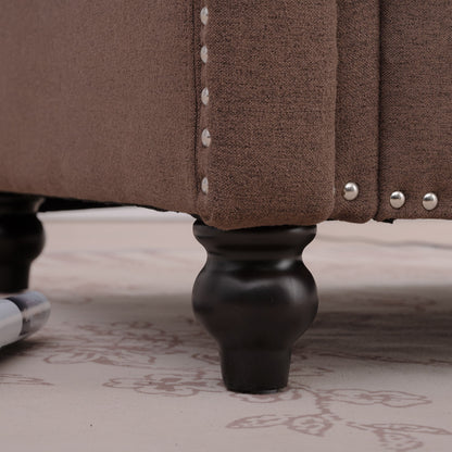 37.4" 1 Seater Sofa - Brown