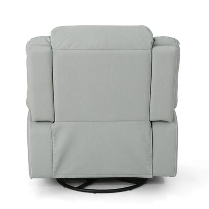 Wide Manual Swivel Standard Recliner - Light Gray