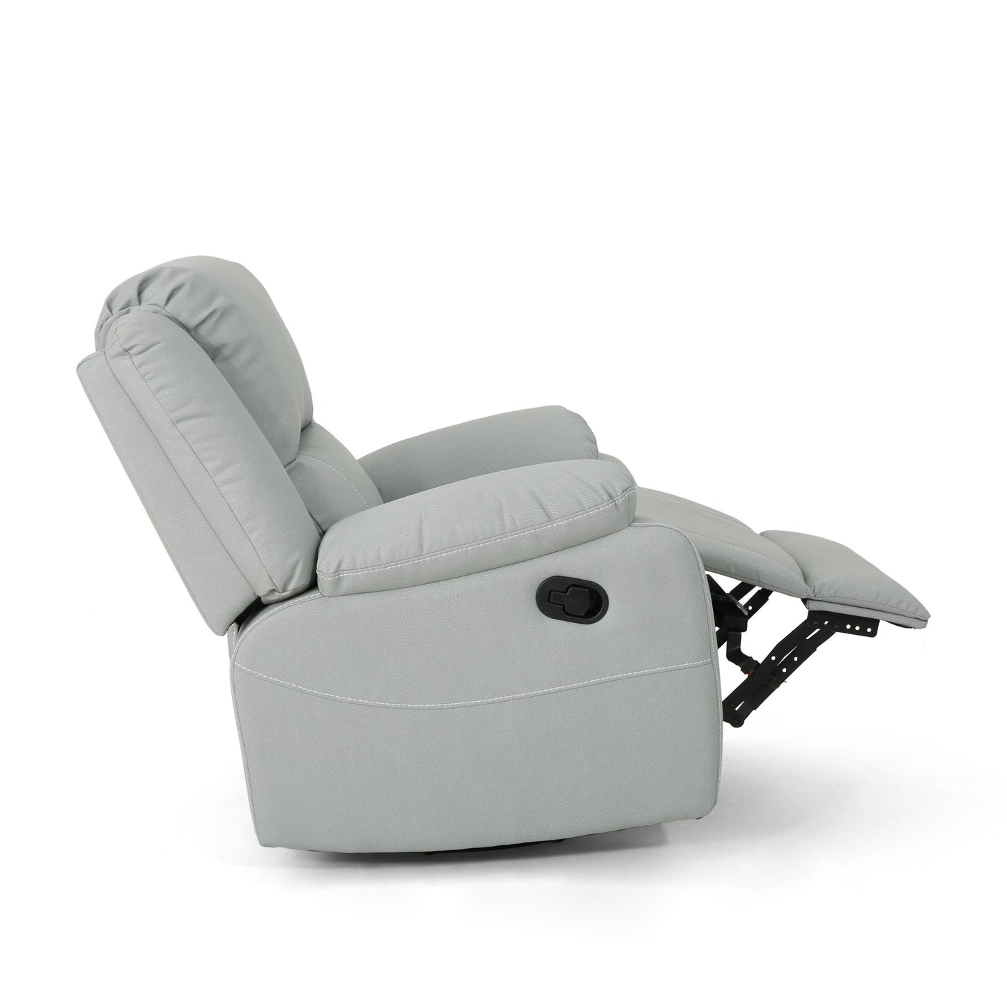 Wide Manual Swivel Standard Recliner - Light Gray