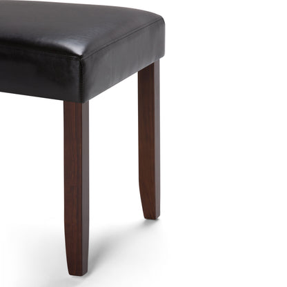 Acadian - Parson Dining Chair (Set of 2) - Midnight Black