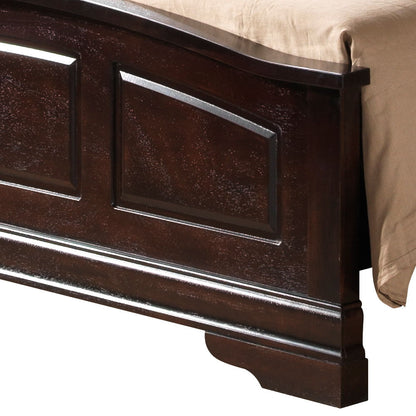 Queen Classic Bed - Warm Cappuccino