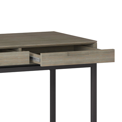 Banting - Mid Century Wide Desk - Distressed Gray