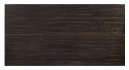 Jaramillo - Rustic Dining Table - Espresso / Gold