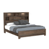 Plinz - Queen Bookcase Bed - Brown