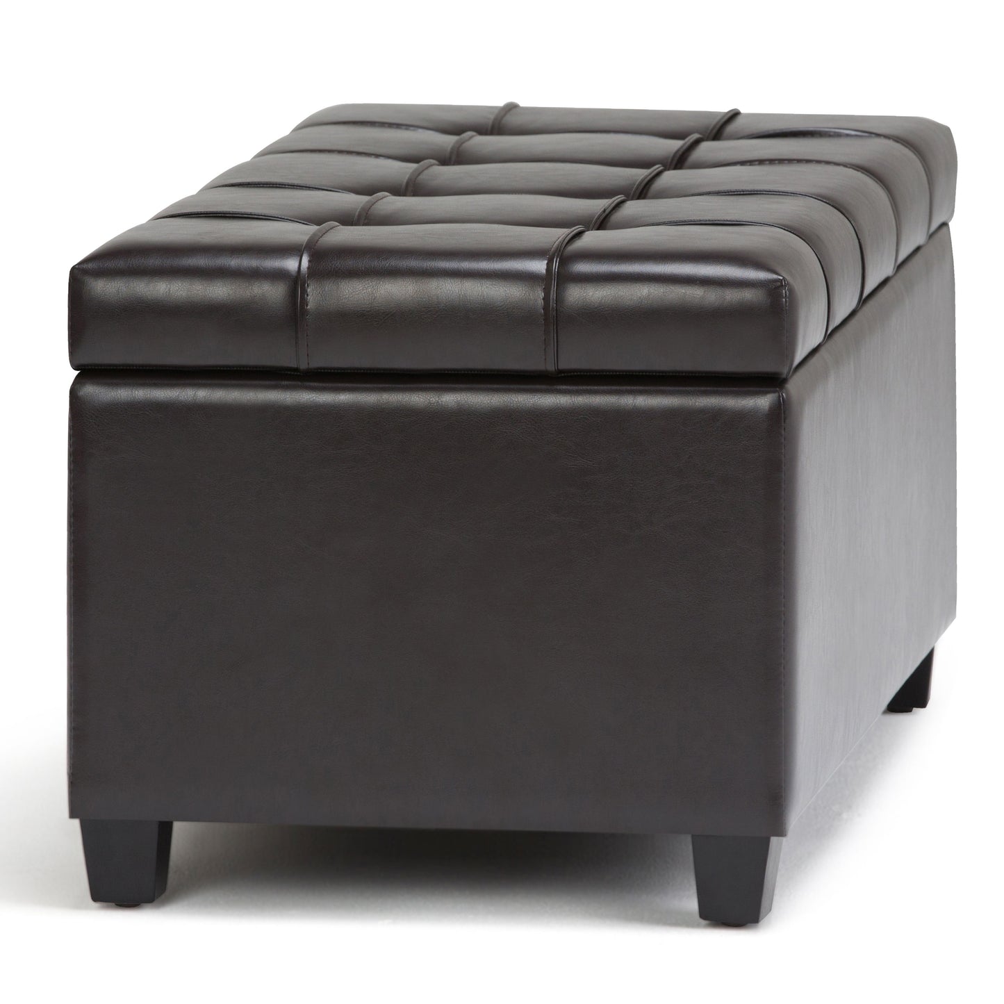 Sienna - Storage Ottoman Bench - Tanners Brown