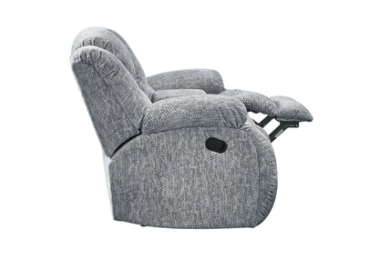 Stonic - Console Reclining Loveseat - Gray