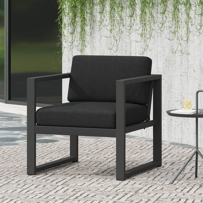 Navan - Club Chair - Dark Gray