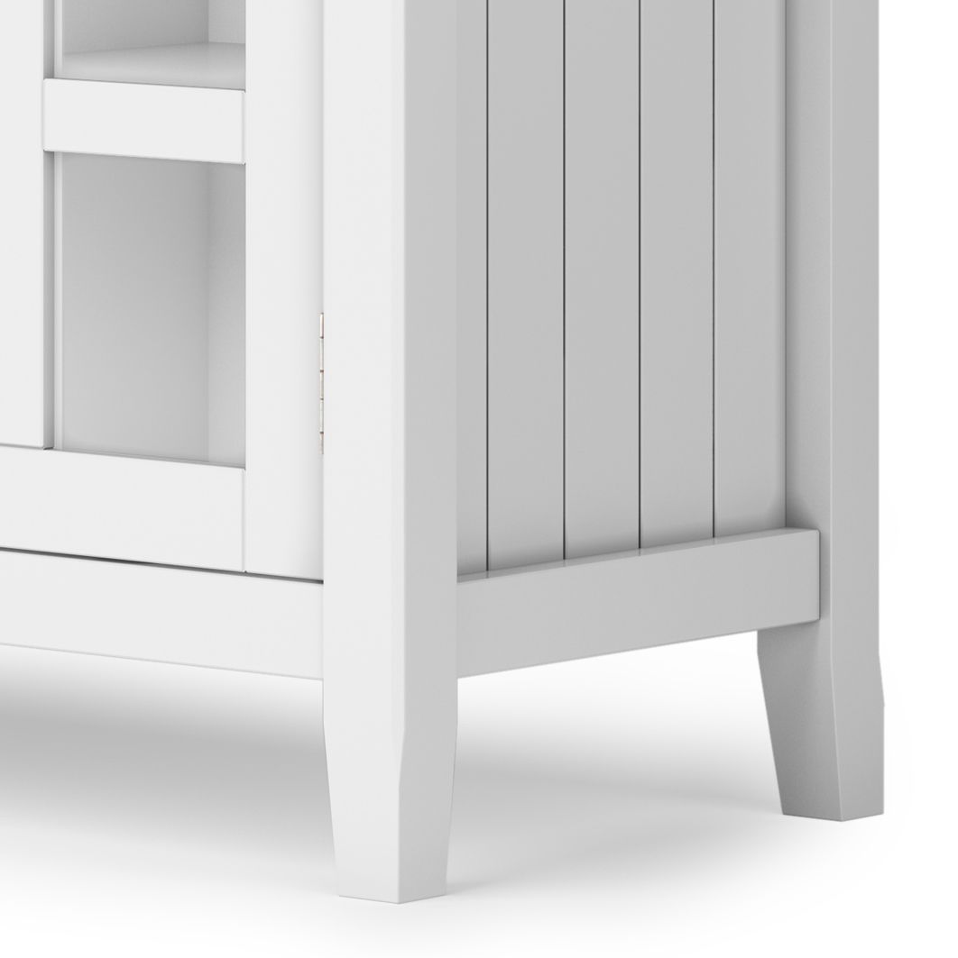 Acadian - TV Media Stand - White