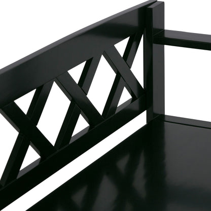 Amherst - Entryway Storage Bench - Black