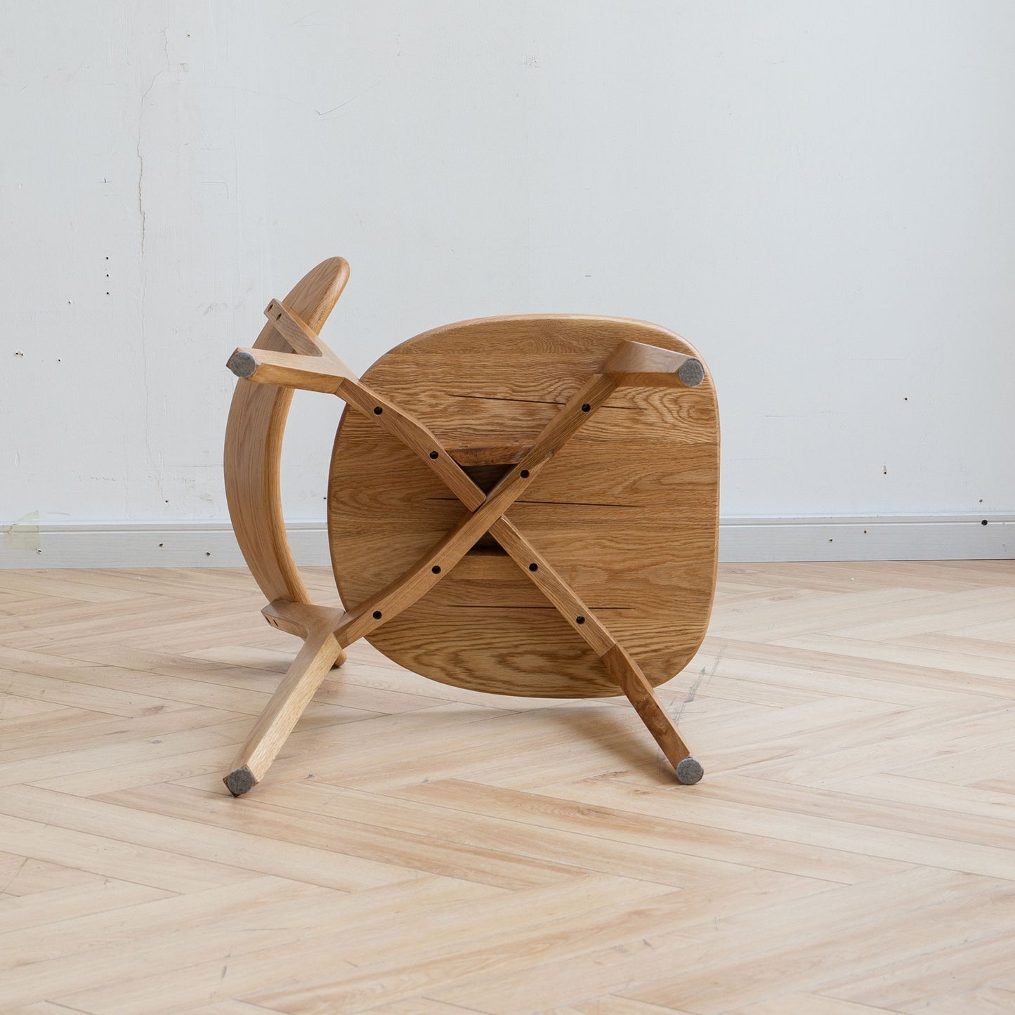 Simple Dining Chair, Solid Chair Table For Living Room Chair - Natural