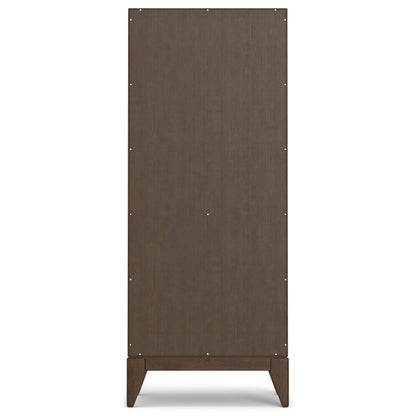 Harper - 5 Shelf Bookcase - Walnut Brown