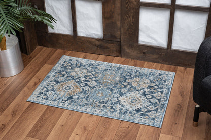 Noble - 7'10" X 10'3" Area Rug - Blue