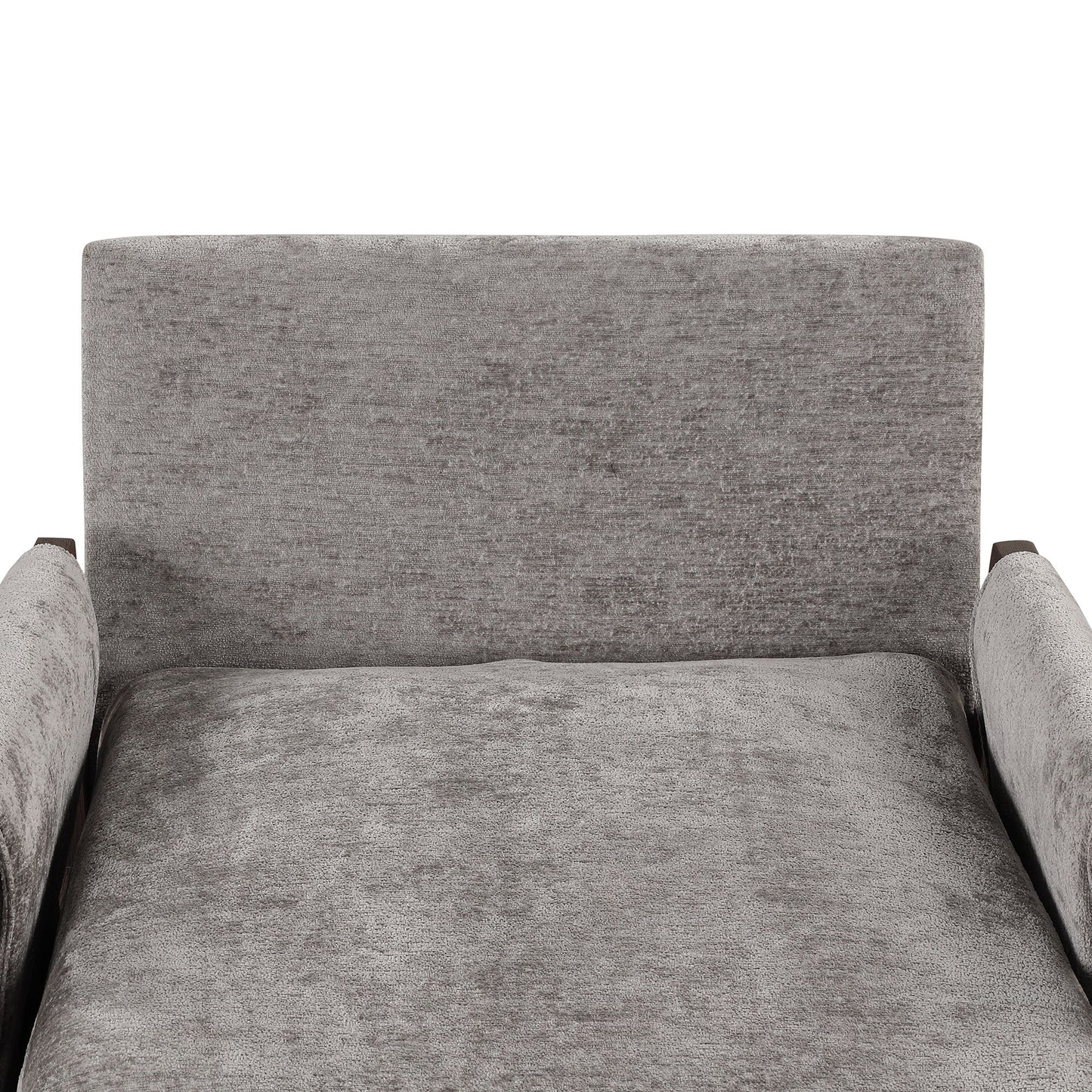Mid-Century Modern Velvet Accent Chair, Leisure Chair With Solid Wood And Thick Seat Cushion For Living Room, Bedroom, Studio - Gray