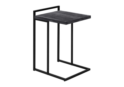 Accent Table, C - Shaped, Versatile Design - Black