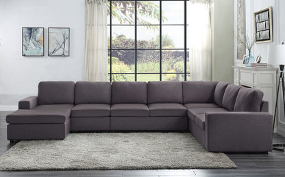 Tifton - Modular Sectional Sofa With Reversible Chaise - Dark Gray