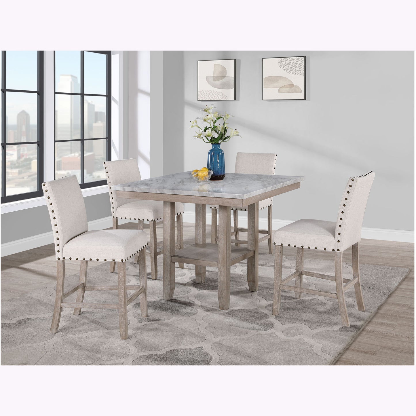 Marian - Bar Stool (Set of 2) - White