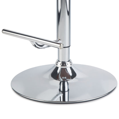 Marana - Bentwood Adjustable Swivel Bar Stool - Gray