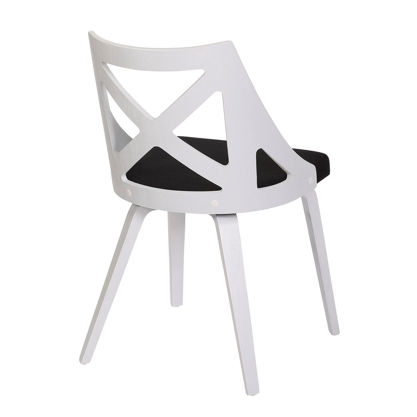 Charlotte - Farmhouse Chair (Set of 2) - White / Charcoal