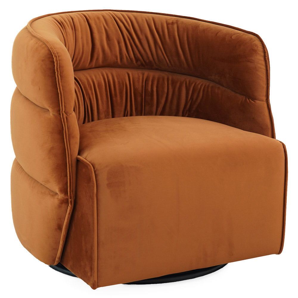 Walden - Swivel Chair - Burnt Orange