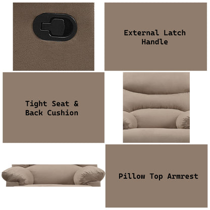 Arcadia - Micro Motion Recliner - Light Brown