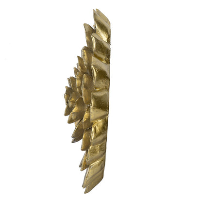 Succulent Wall Plaque - Gold