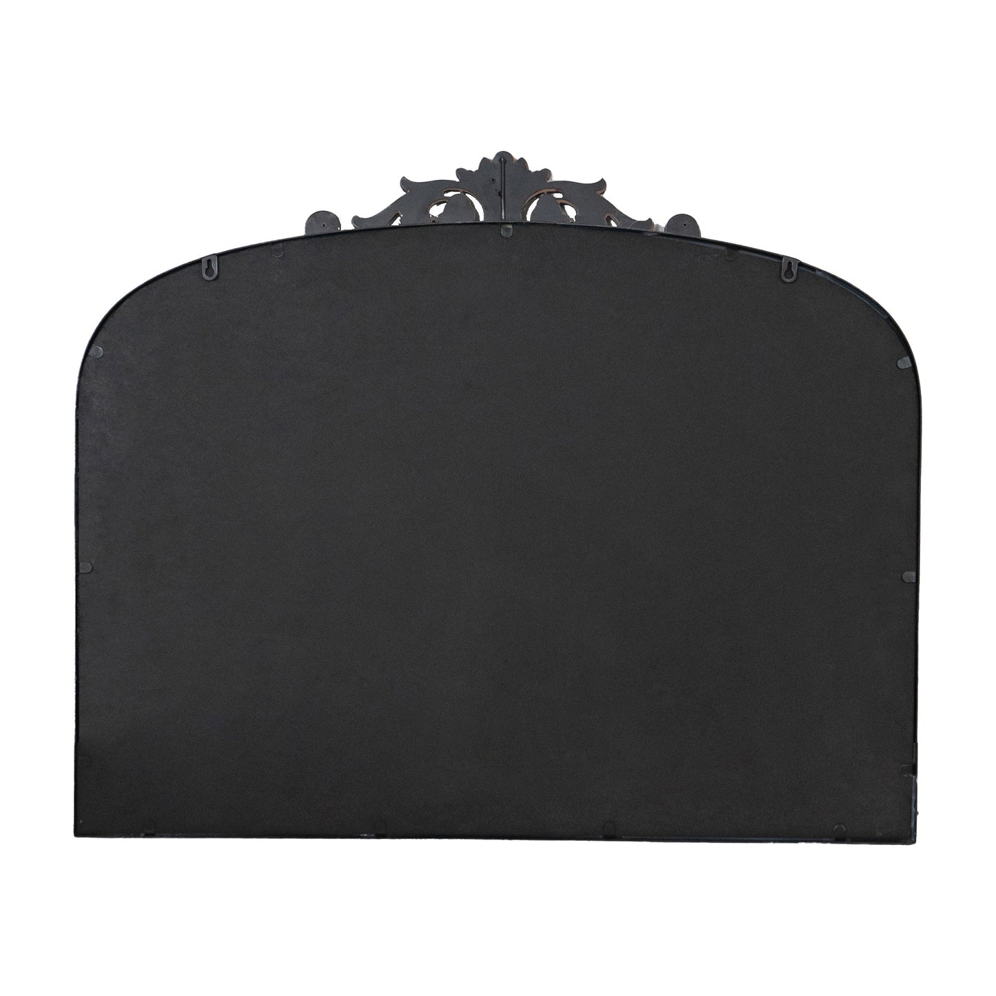 Classic Design Large Arch Mirror And Baroque Inspired Frame For Living Room Bathrrom Enterway Console - Black