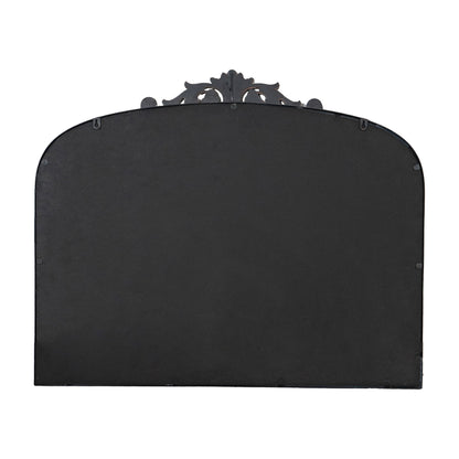 Classic Design Large Arch Mirror And Baroque Inspired Frame For Living Room Bathrrom Enterway Console - Black