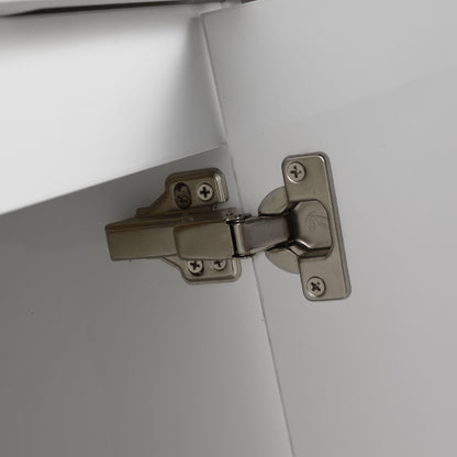 Modern 48" Bathroom Vanity Sink Combo With Spacious Storage - White