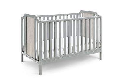 Brees Island - 3 In 1 Convertible Crib - Gray / Graystone