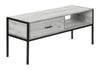 TV Stand, Console, Media Entertainment Center, Storage Drawer, Contemporary & Modern - Gray