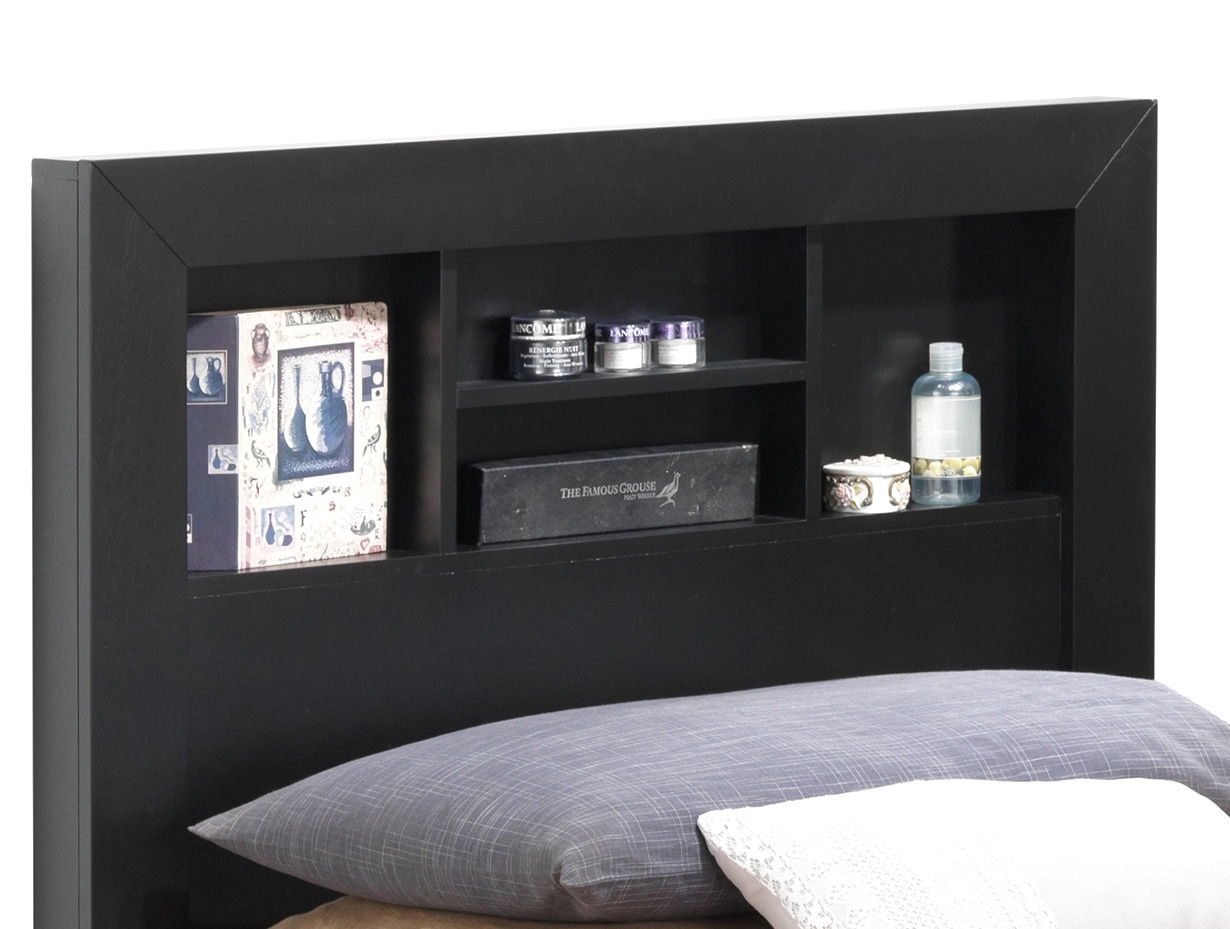 Twin Storage Bed - Black