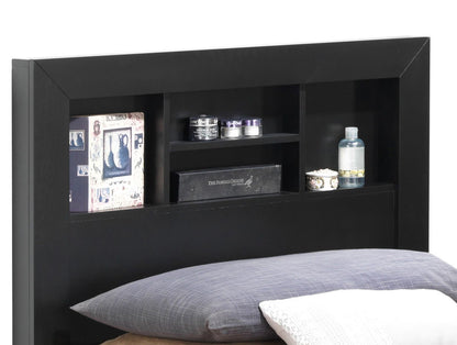 Twin Storage Bed - Black