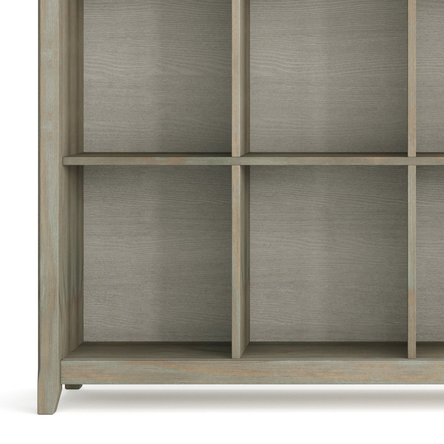 Acadian - 12 Cube Storage - Distressed Gray