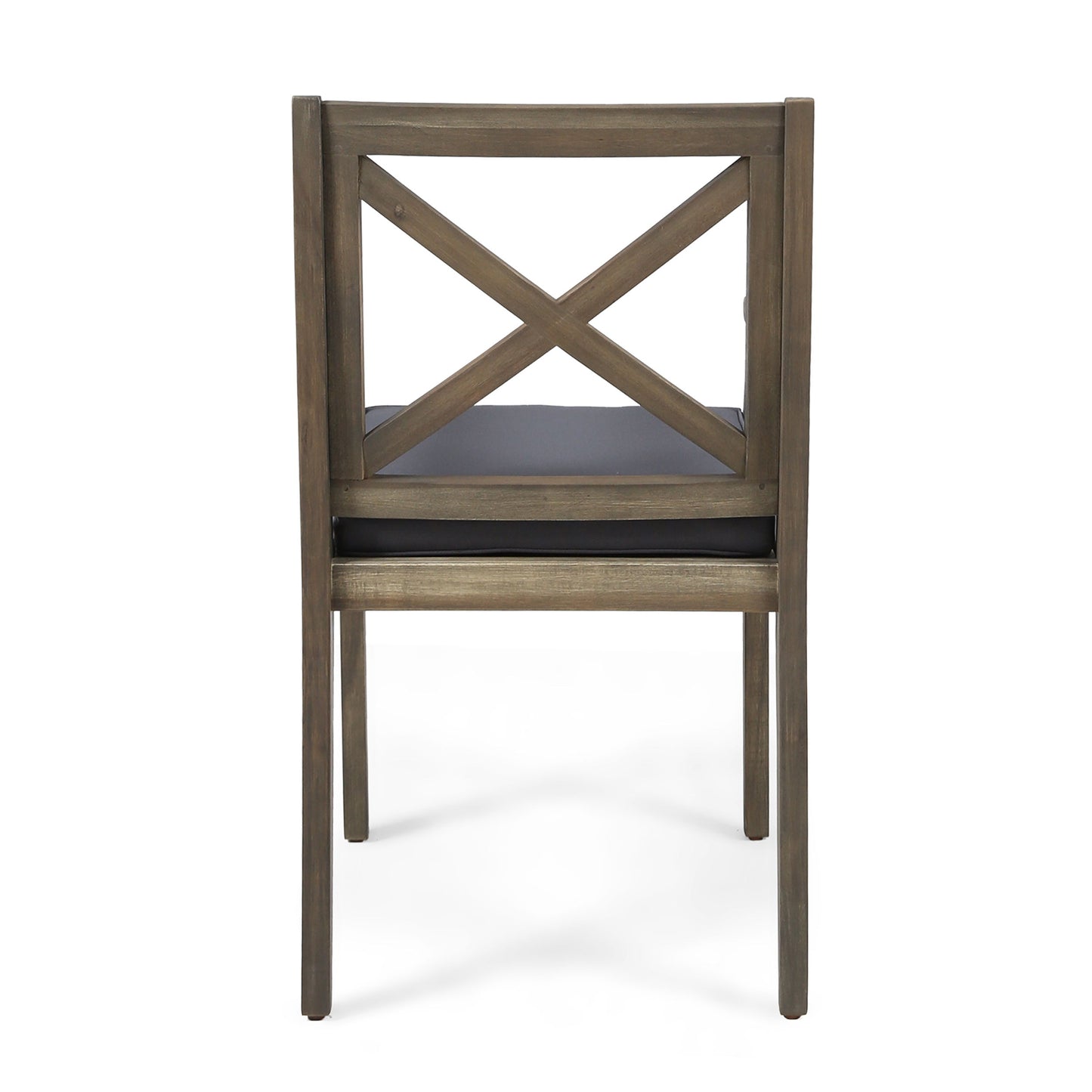 Perla - Dining Chair Set With Cushions 2 Piece - Dark Gray