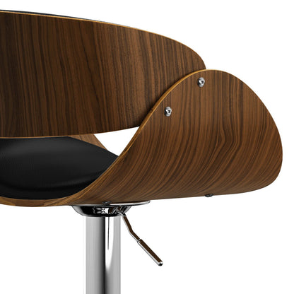 Amery - Adjustable Swivel Bar Stool - Black