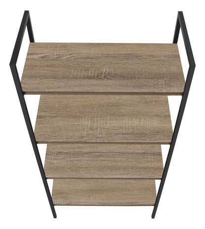 Bookshelf, Bookcase, 4 Tier, Office, Bedroom, Contemporary, Modern - Taupe