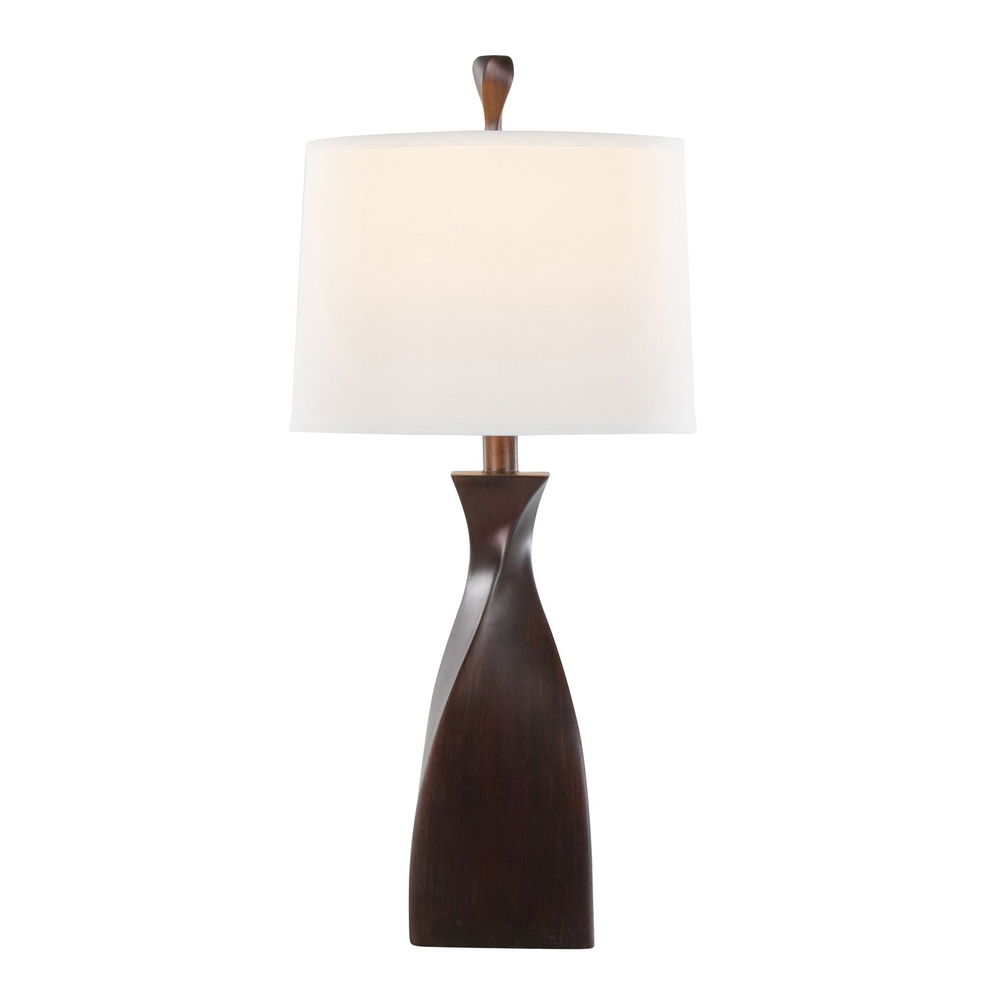 Curvo - Contemporary Polyresin Table Lamp (Set of 2) - Beige