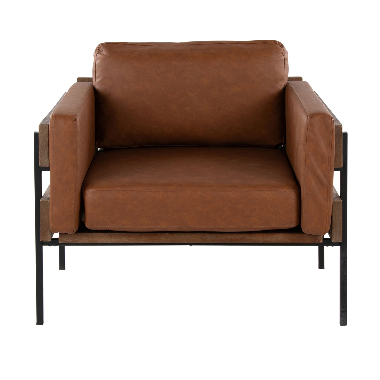 Kari - Farmhouse Chair - Black / Brown / Camel