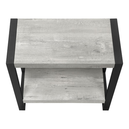 Accent Table, Side Industrial - Gray