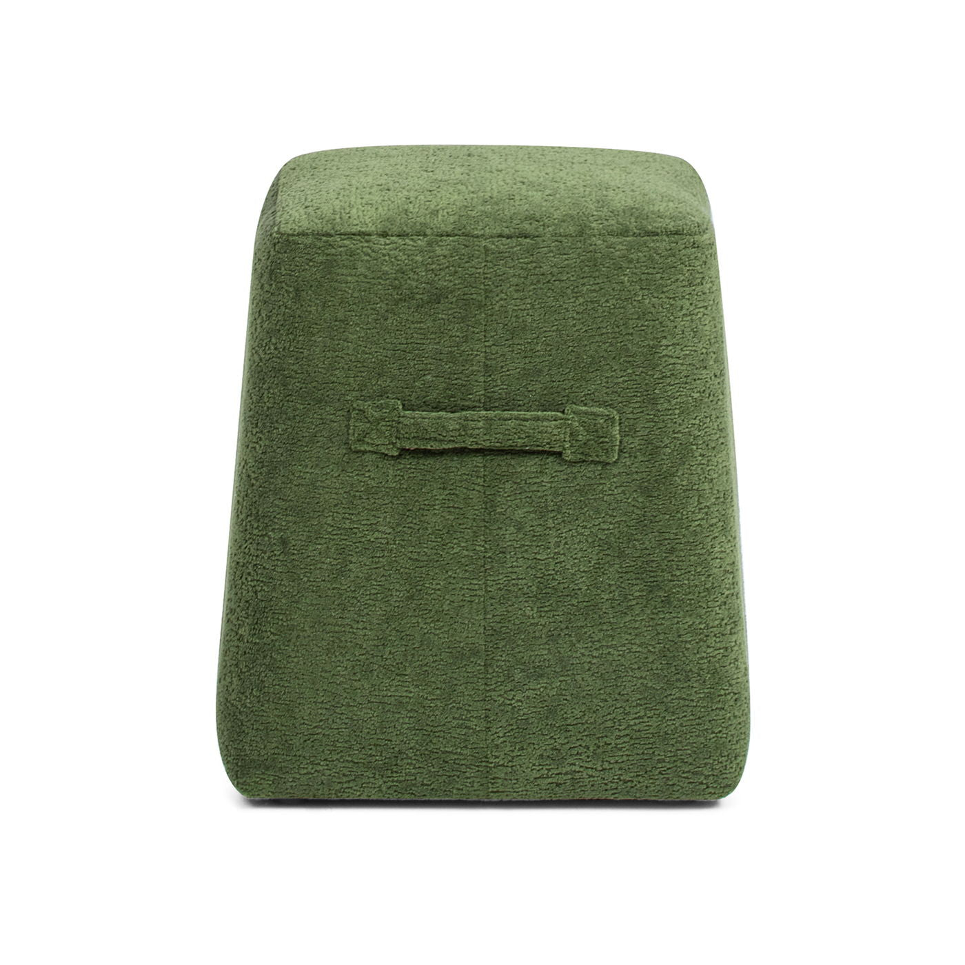 Clyde - Tapered Square Upholstered Ottoman - Moss Green