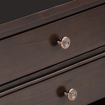 Carlton - Bedside Table - Dark Tobacco Brown