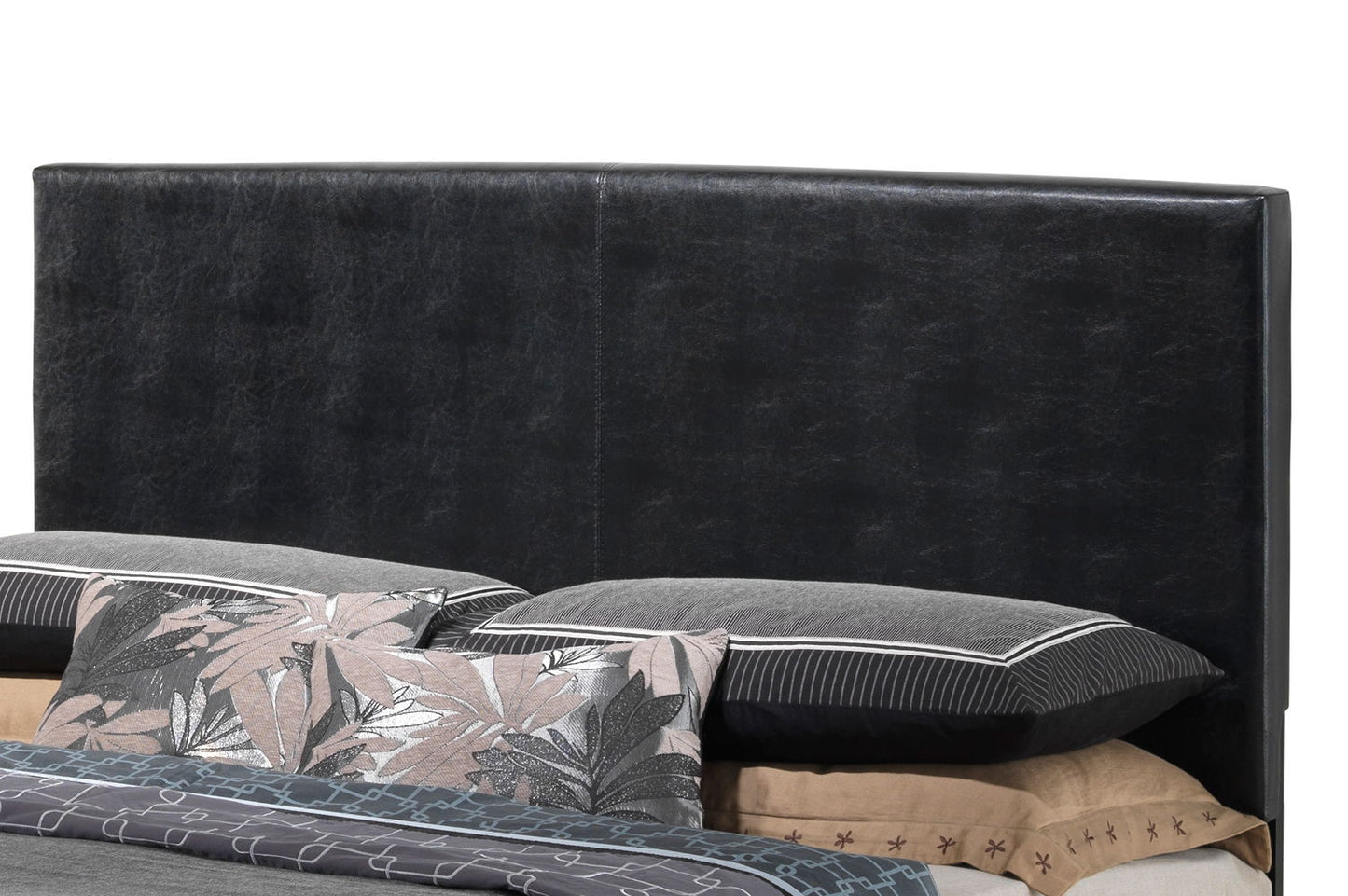 Queen Bed For Casual Spaces Elegant - Black