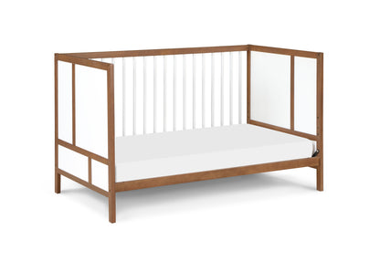 Pixie Finn - 3 In 1 Crib - Walnut / White