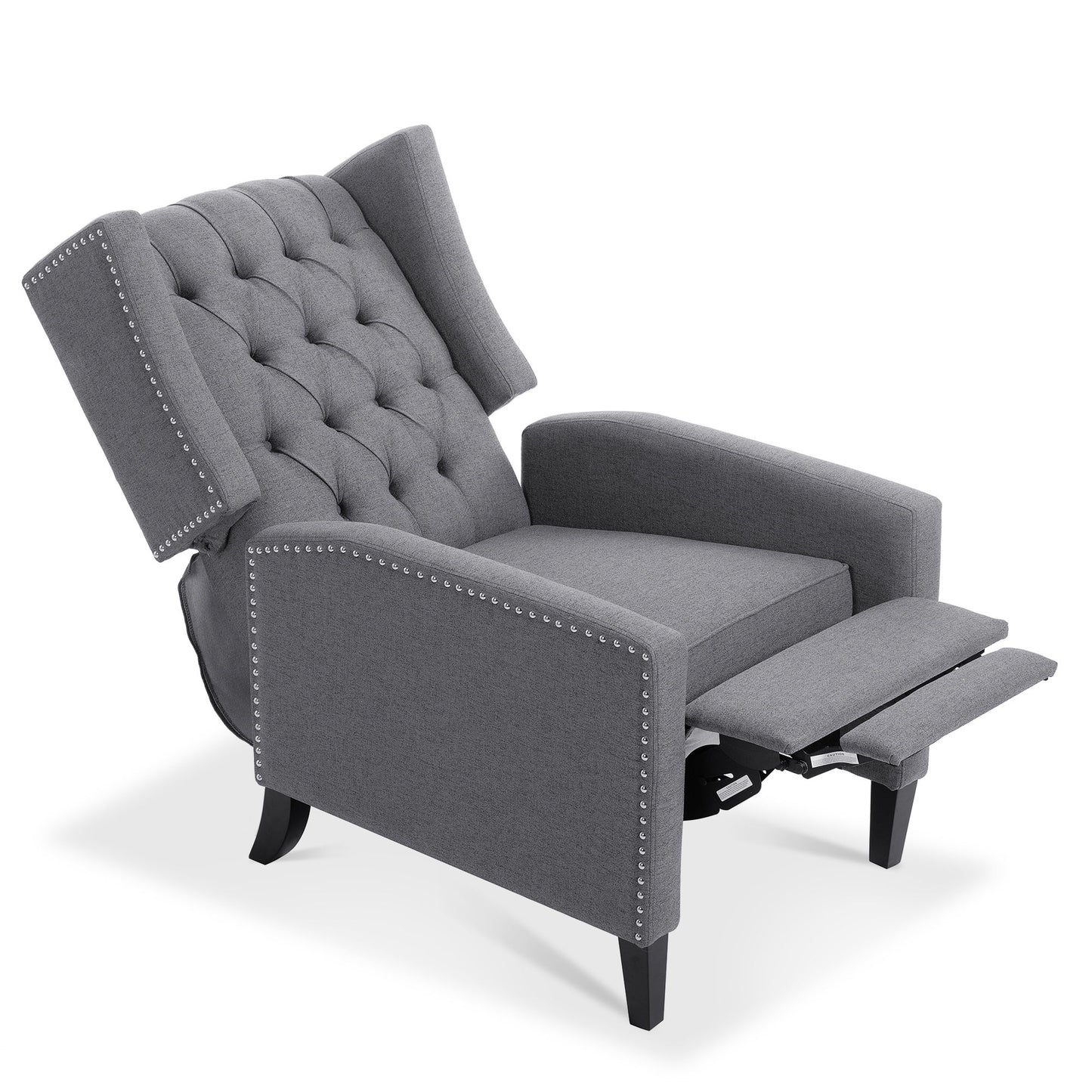Manual Wing Chair Recliner - Gray
