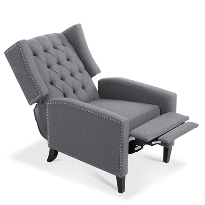 Manual Wing Chair Recliner - Gray