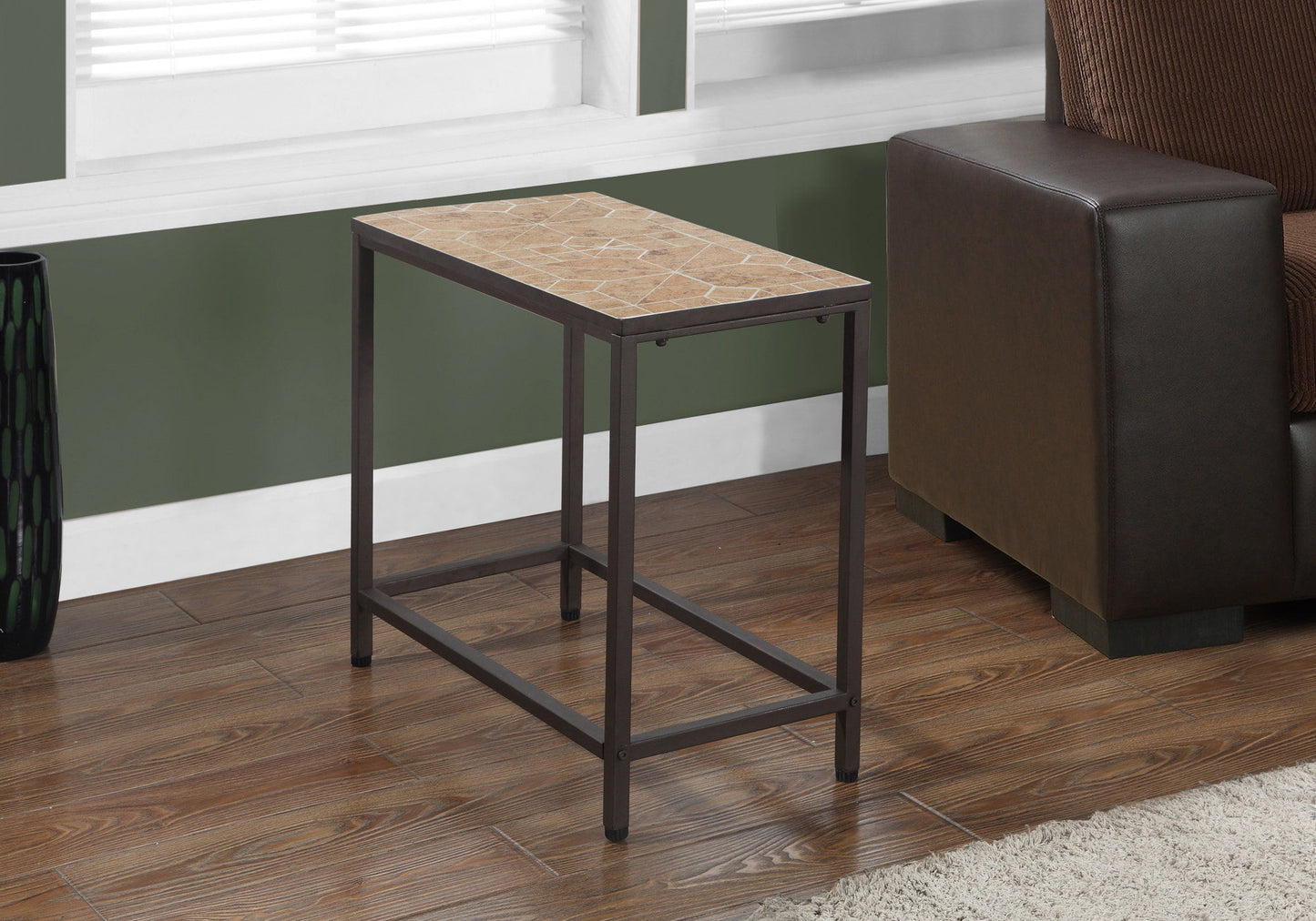 Accent Table, Side, Transitional - Brown